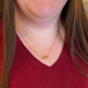 Kendra Scott Elisa necklace in Rose Gold Drusy